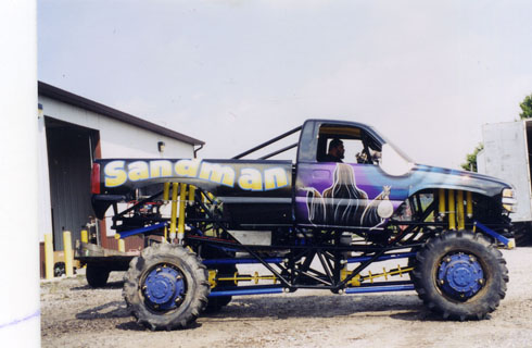 Sandman monster truck