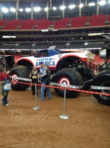 Captain America Monster Truck