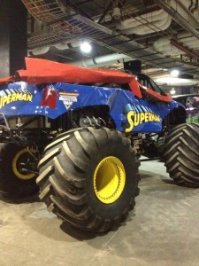 Superman monster truck