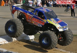 Zimmer behind the wheel of T-Maxx in Sparta, Kentucky