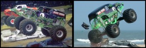 Dennis Anderson Grave Digger 7 and Grave Digger 14