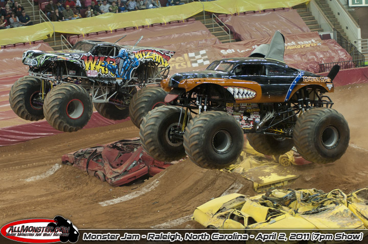 Raleigh, North Carolina - Monster Jam - April 2, 2011 (7pm Show ...