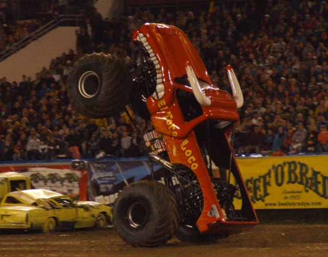 Monster Jam Freestyle Orlando FL 2008, Monster Jam Orlando 2008 Freestyle, By MonsterTruckinatorTV